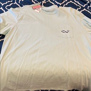 Vineyard Vines Men's Soft Blue Short Sleeve Tee